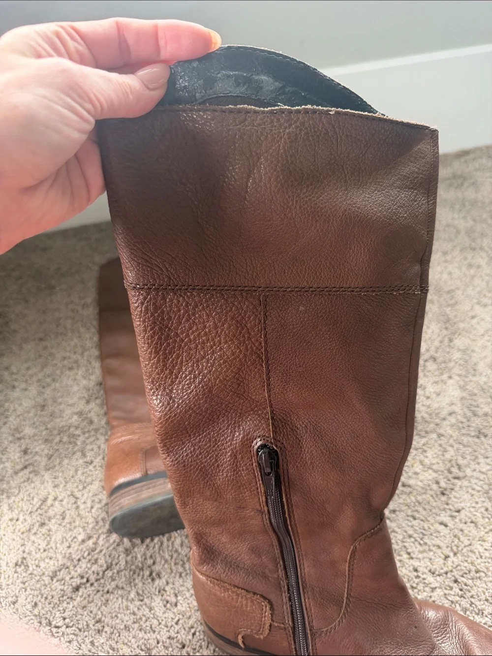 Nine West Brown Leather Boots